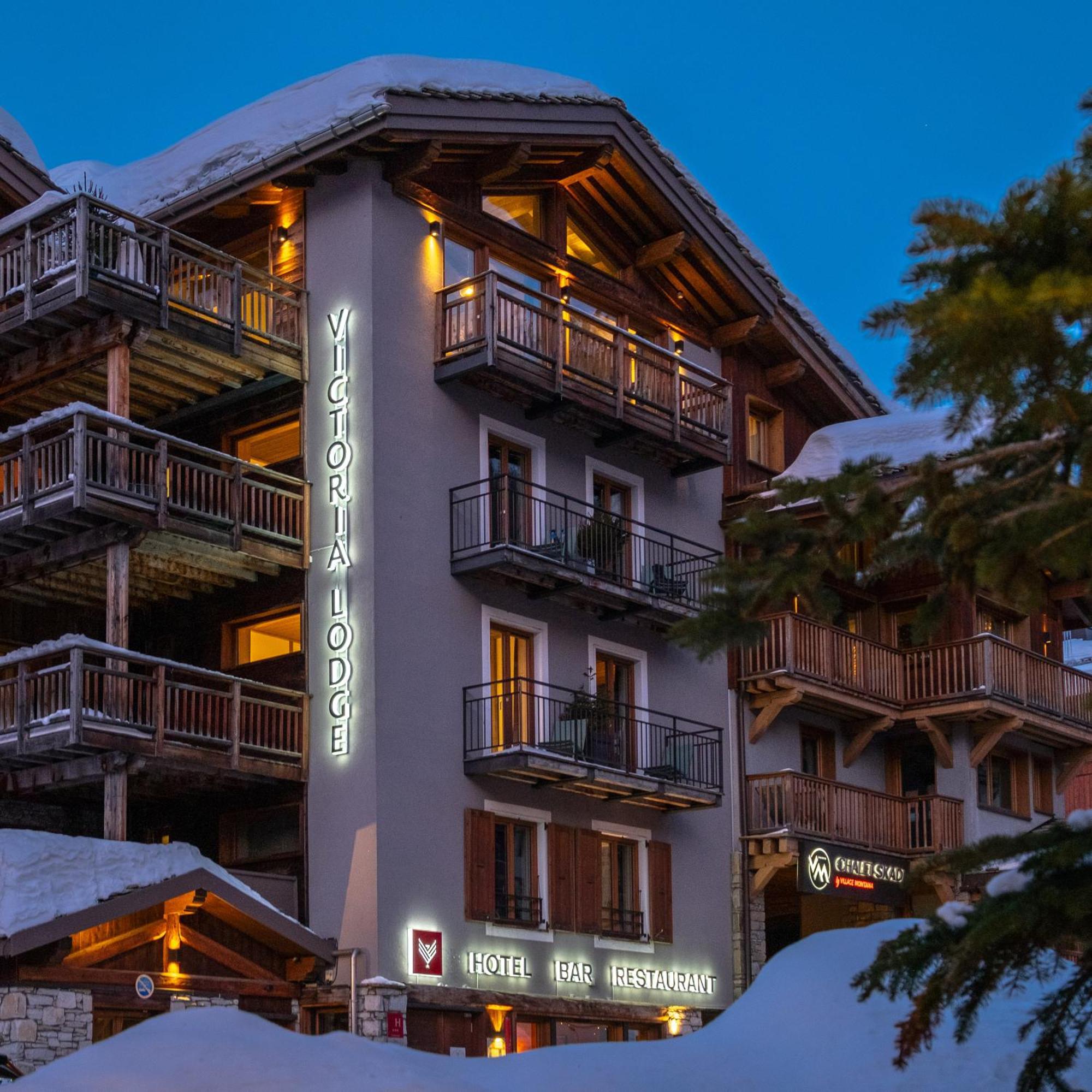 Victoria Lodge, Friendly Hotel Val-dʼIsère المظهر الخارجي الصورة